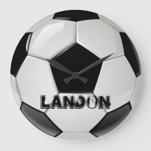 Horloge de balle de football personnalisée