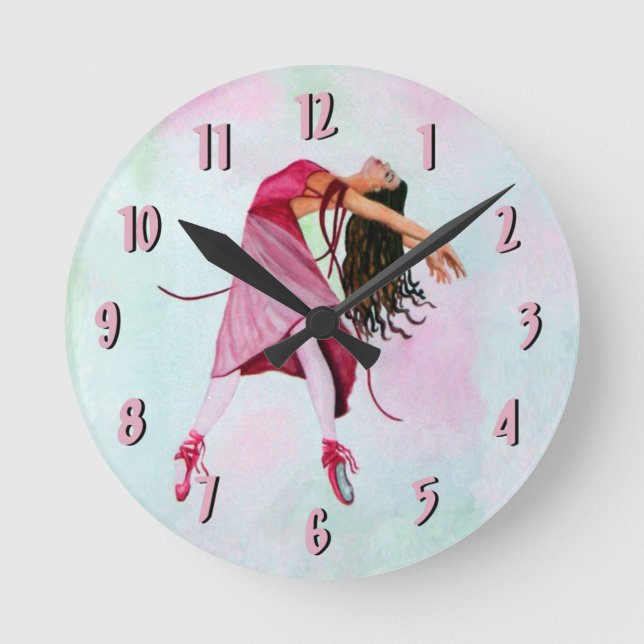 Horloge de ballet ~ Rose (Recto)
