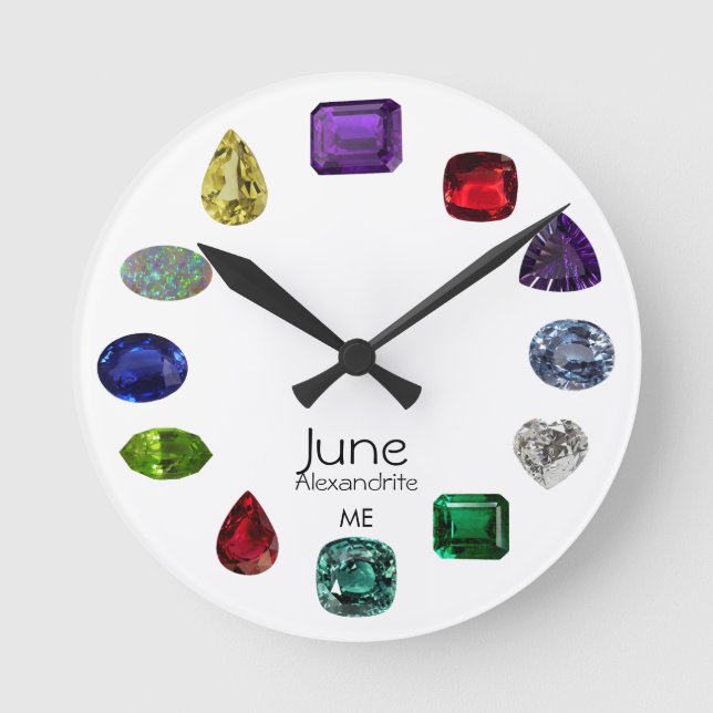 Horloge de Birthstone, juin (Recto)