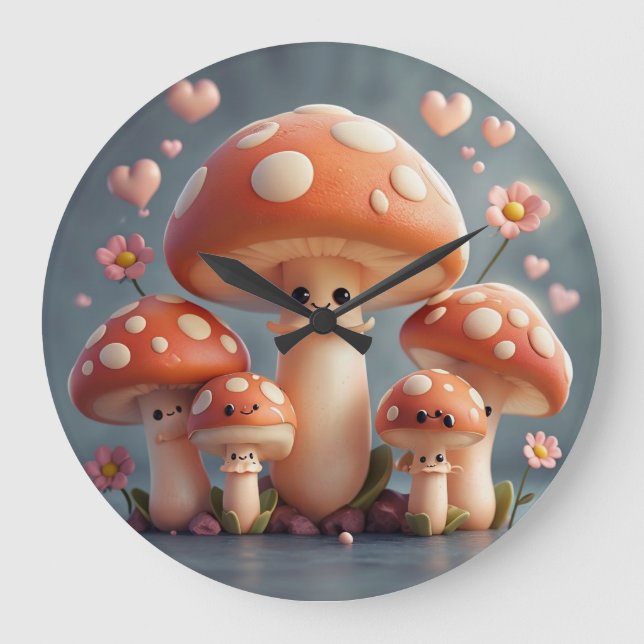 horloge de champignons (Recto)