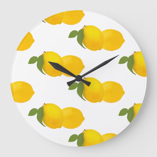Horloge de citron blanc (Recto)