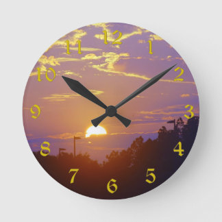 Horloge de coucher du soleil (milieu)