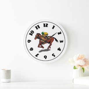 Horloge de courses de chevaux