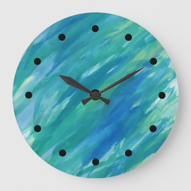 Horloge de cuisine moderne et artistique (Recto)