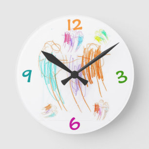 Horloge de dessin de crayon