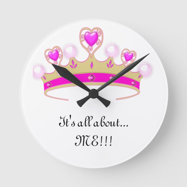 Horloge de diadème : Elle est tout au sujet de MOI (Recto)