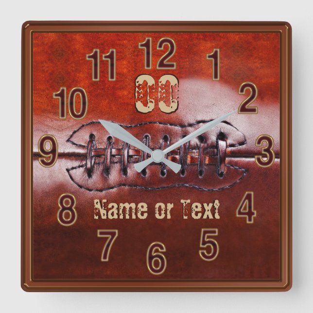 Horloge De Football, Idées De Chambres De Football (Recto)