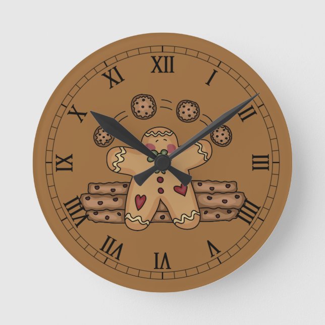 Horloge de gingembre romain mignonne (Recto)