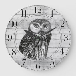 Horloge de grande taille de hibou