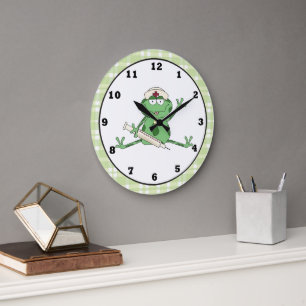 Horloge de grenouille infirmière