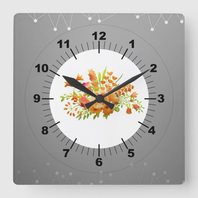 Horloge de jonction de fleurs (Recto)