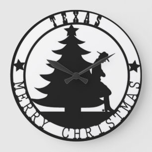 Horloge de Joyeux Noël du Texas