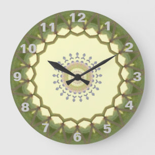 Horloge de kaléidoscope de style campagnard