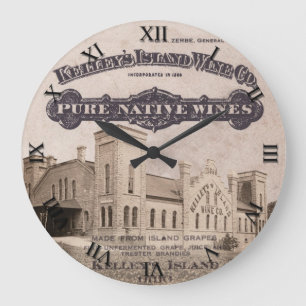 Horloge de Kelleys Island, Ohio Wine Company