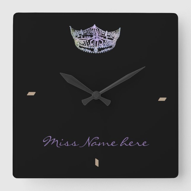 Horloge de la couronne Silver Rain style Miss Amer (Recto)