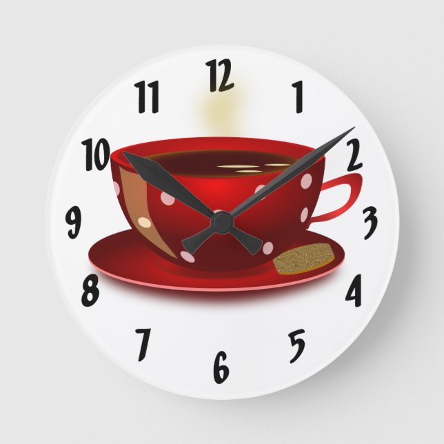 Horloge de la cuisine de la Coupe du Café Rouge (Recto)