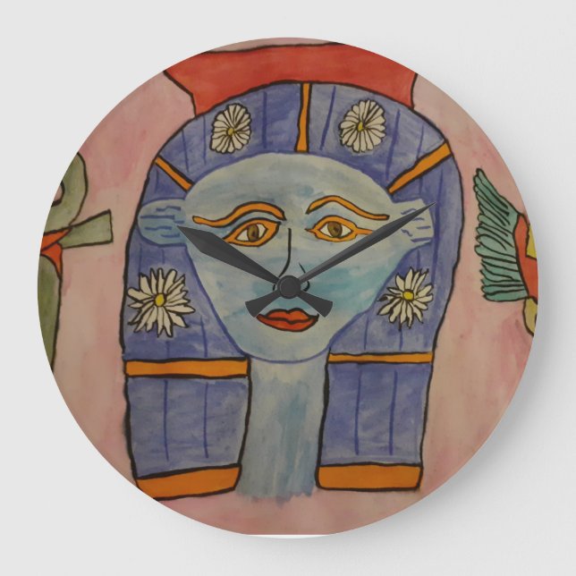 Horloge de la déesse égyptienne antique (Recto)