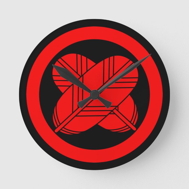 horloge de la famille asano kamon (Recto)