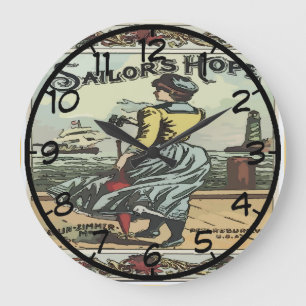 Horloge de la femme des marins vintages