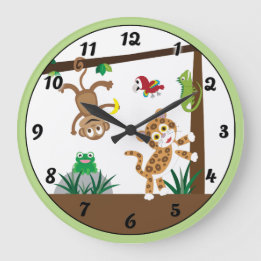 Horloge de la forêt tropicale