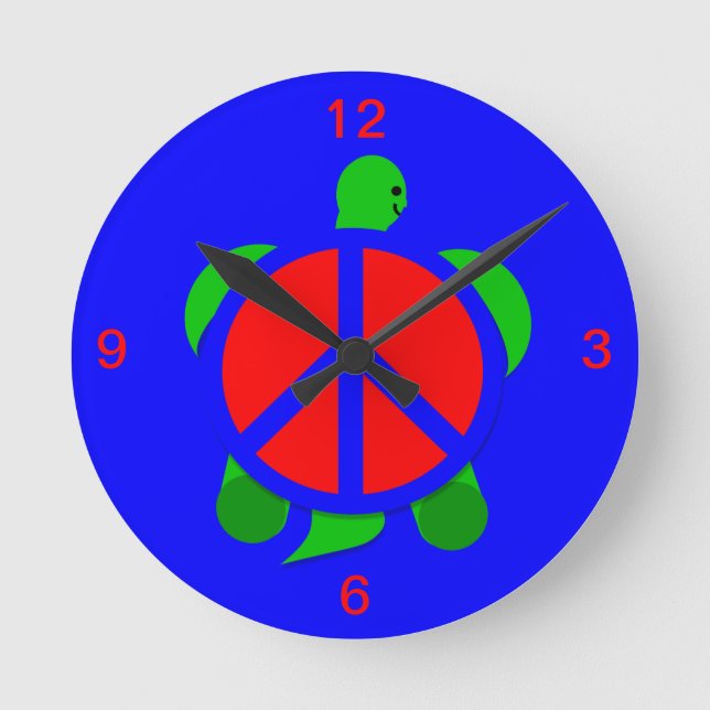 Horloge de la paix de la tortue (Recto)