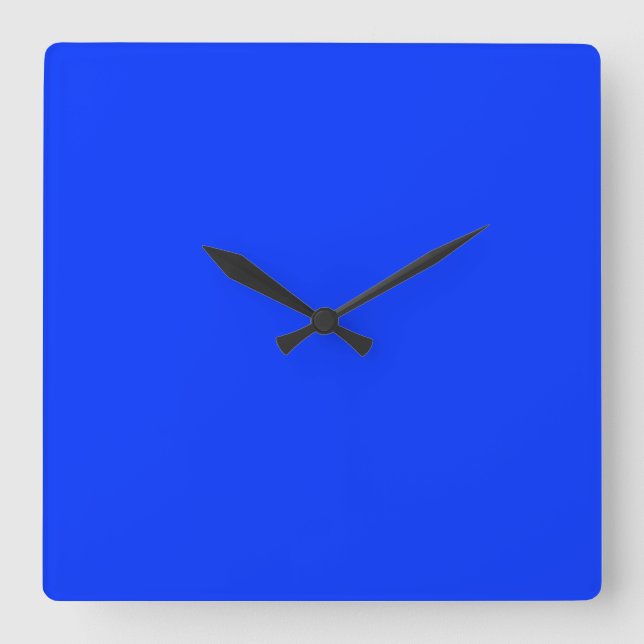 Horloge de la paroi bleue royale (Recto)