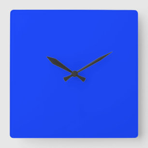 Horloge de la paroi bleue royale