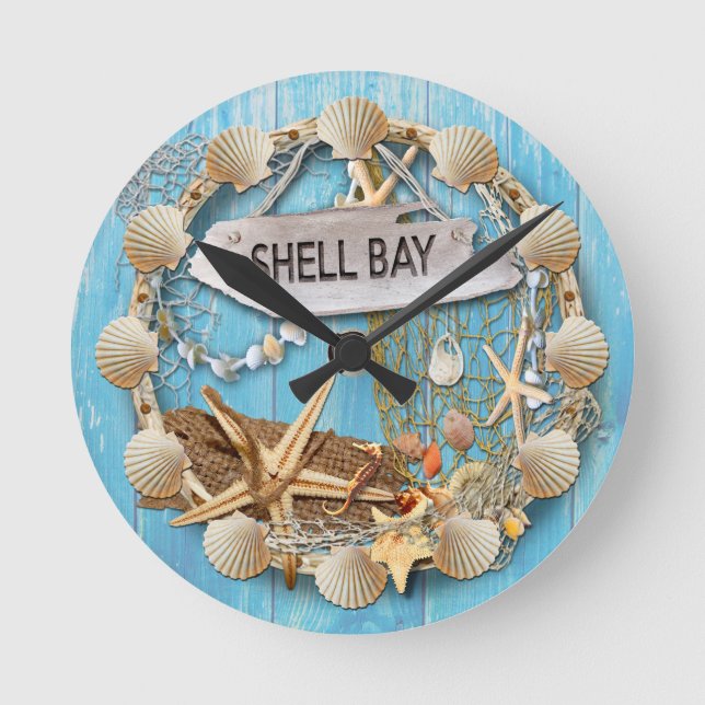 Horloge de la plage, Baie Shell (Recto)
