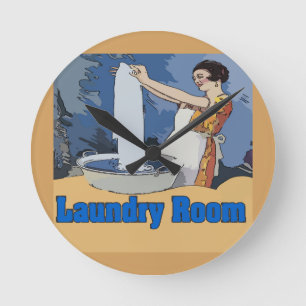 Horloge de la salle de blanchisserie