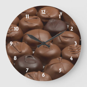 Horloge de la truffe au chocolat