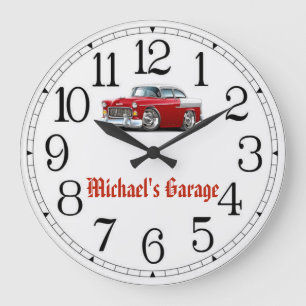 Horloge de la voiture classique de Michael's Garag