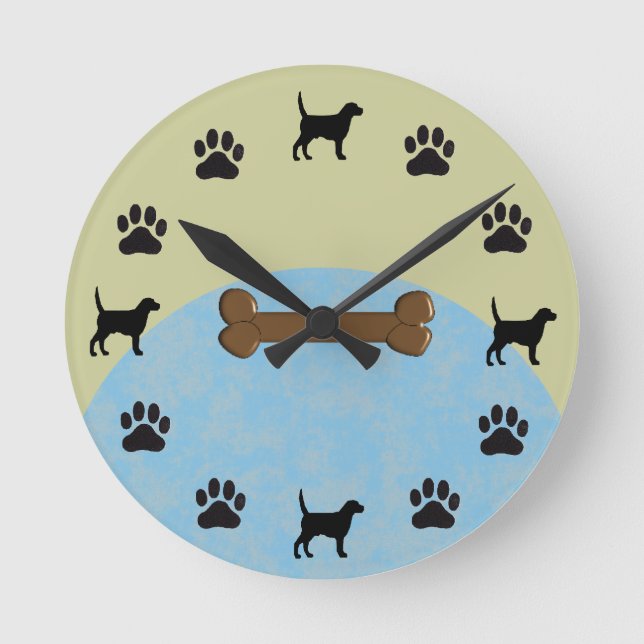 Horloge de labrador retriever (Recto)