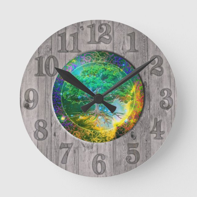 Horloge de l'arbre à bois (Recto)