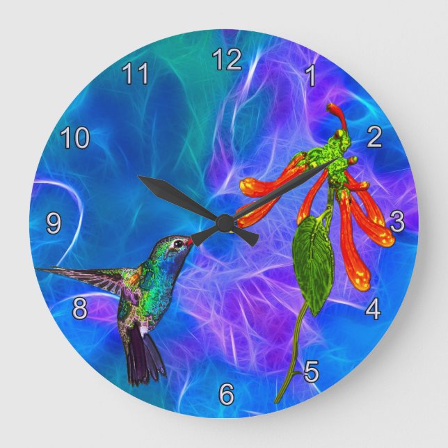 Horloge de l'art des Oiseau-amants sauvages de (Recto)