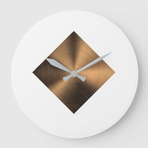 Horloge de l'effet cuivre
