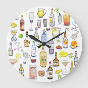 Horloge de l'heure du cocktail