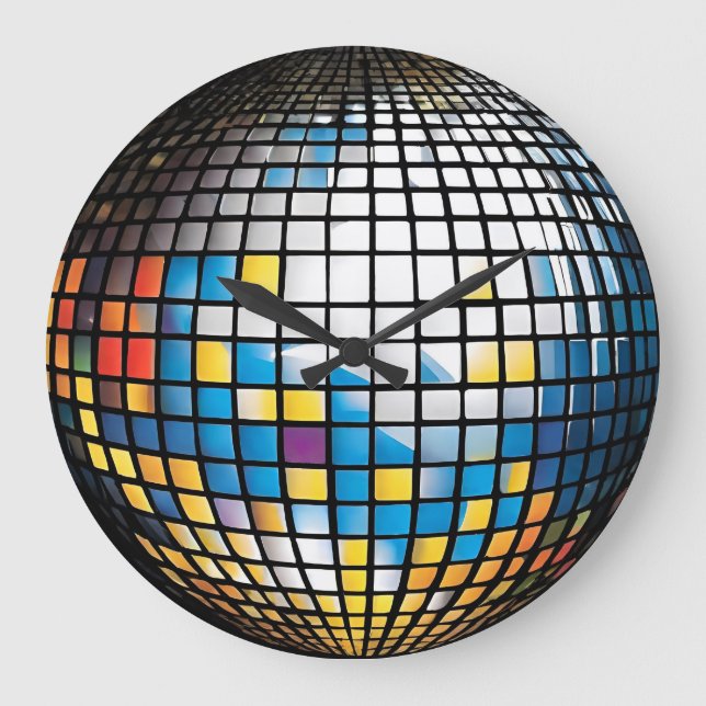 Horloge De Mirrorball Glitball (Recto)
