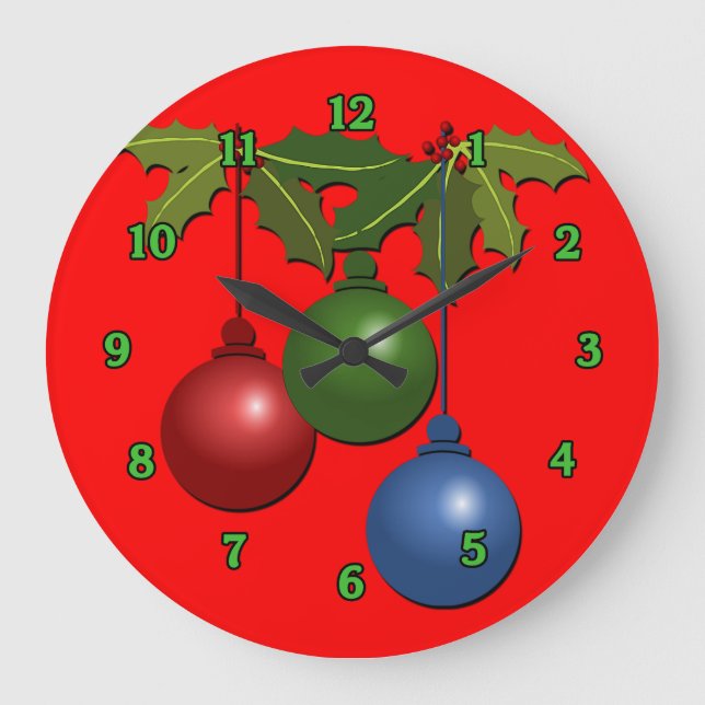Horloge de Noël (Recto)