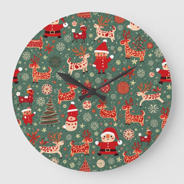 horloge de Noël (Recto)
