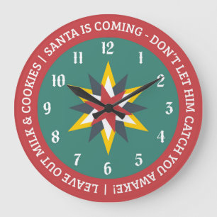 Horloge de Noël Ancien Monde avec indicateur de Pè