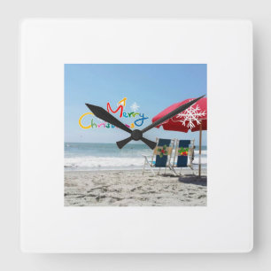 HORLOGE DE NOËL DE PLAGE