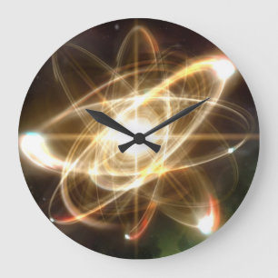 Horloge de particules d'atome