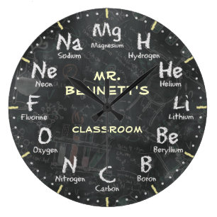 Horloge de Personalizable de tableau de la Science