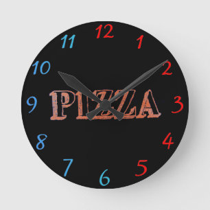 Horloge de pizza