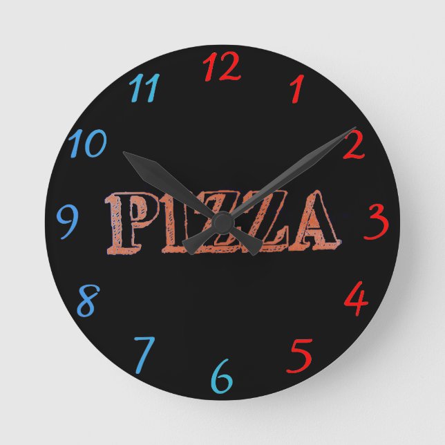 Horloge de pizza (Recto)