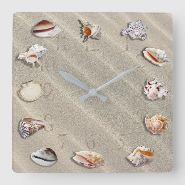 HORLOGE DE PLAGE TROPICAL. LES BALEINES SUR UNE PL (Recto)