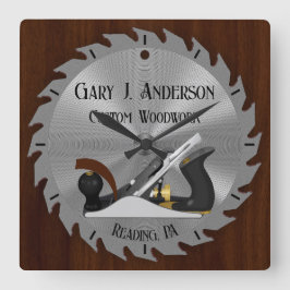 Horloge de planeur de lame scie sur mesure