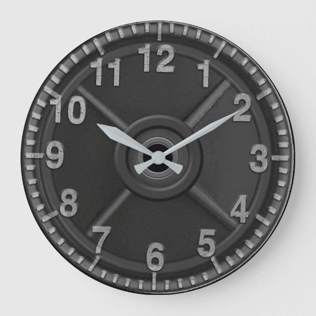 Horloge De Poids En Fer De Gym (Recto)