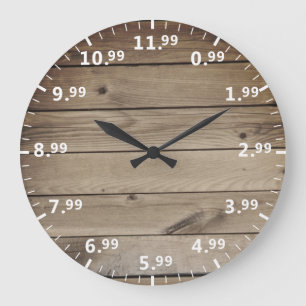 Horloge de prix de magasin humoristique - Humour h