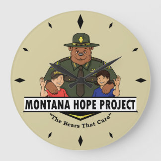 Horloge de projet d'espoir du Montana (bronzez)